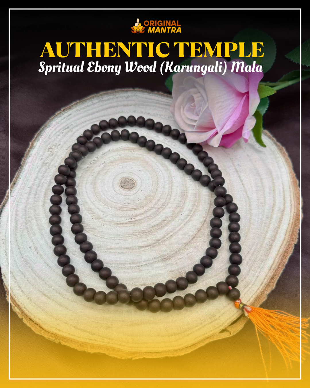 Karungali (Ebony Wood) Mala